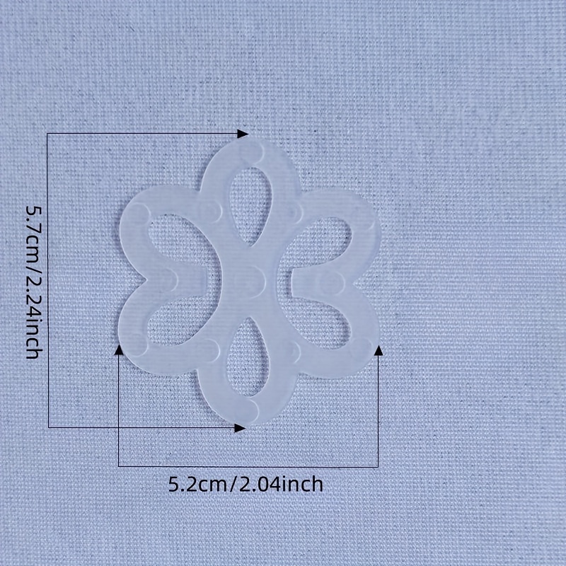 5pcs Invisible Bra Strap Clips Non Slip Buckles Conceal Bra Straps