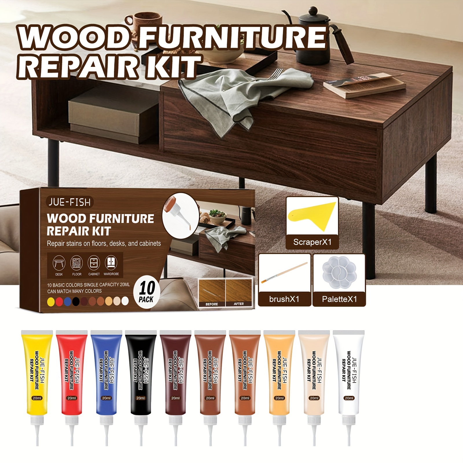 wooden furniture repair kit furniture beauty repair material   repair kit details 0