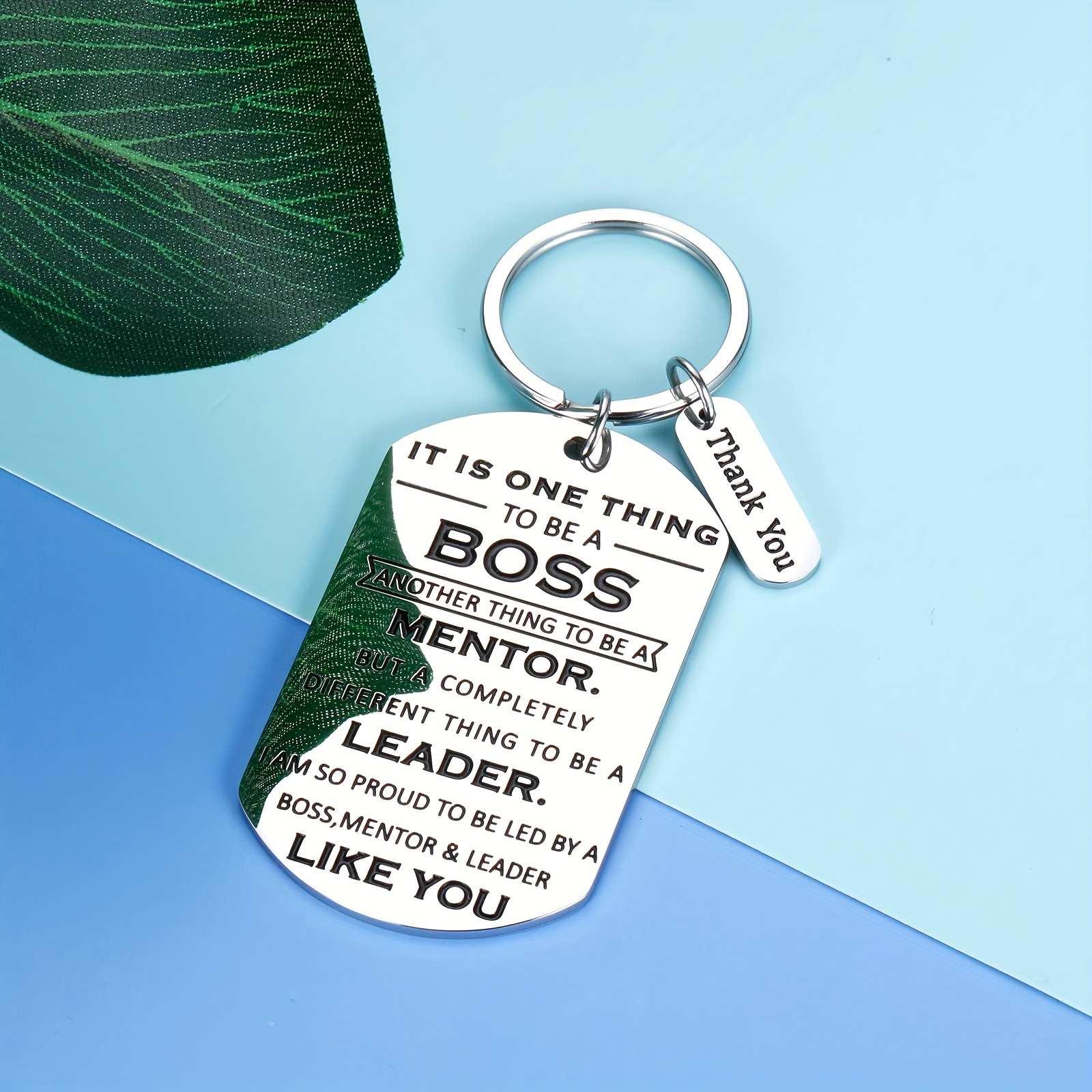 1 PC Coworker Keychain Gifts For Employee Boss Appreciation Day Christmas  Men Women Office Gifts For Leader Supervisor Mentor