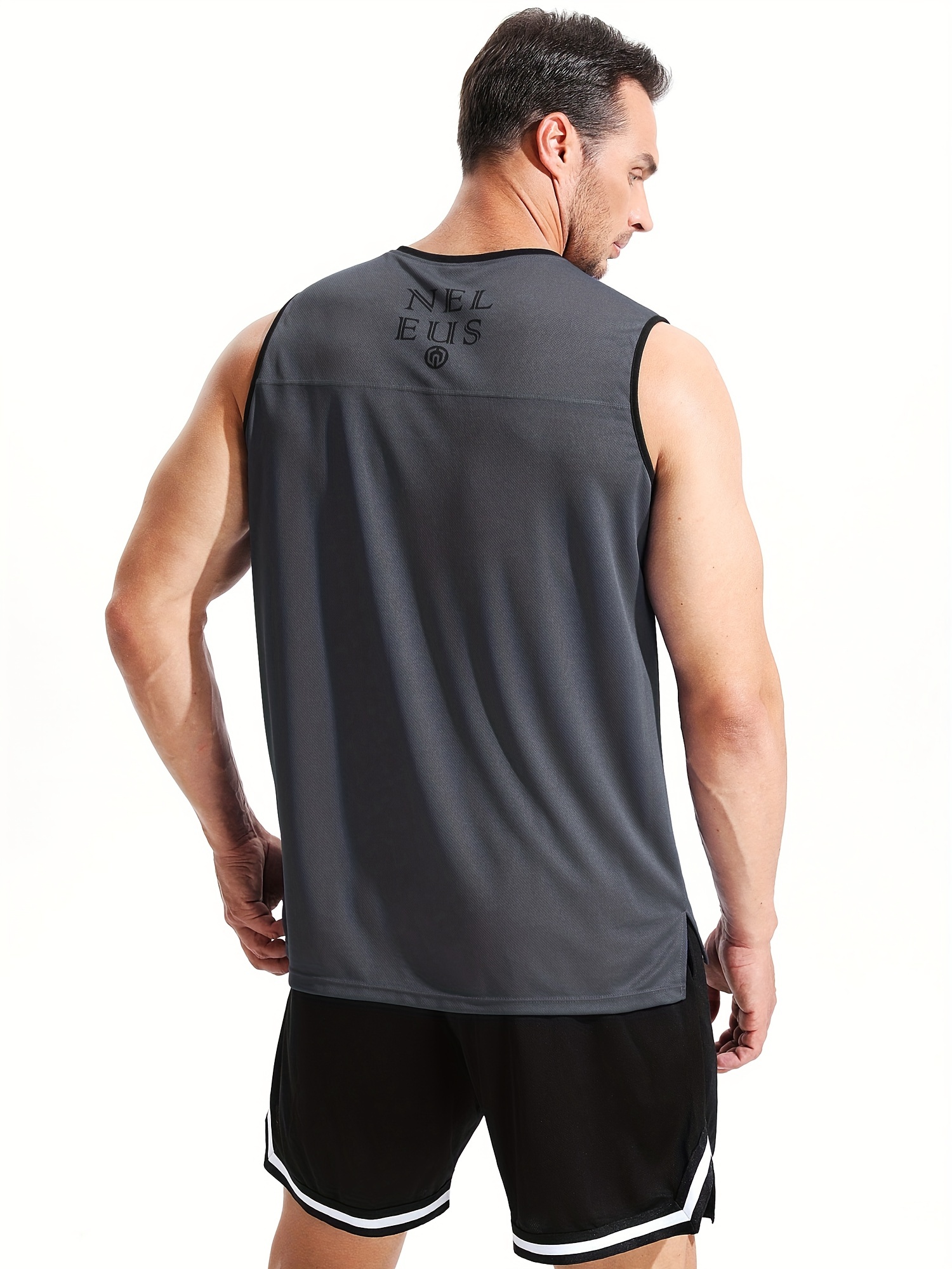 Mens V Neck Sports Vest Loose Fitted Breathable Quick Drying - Temu