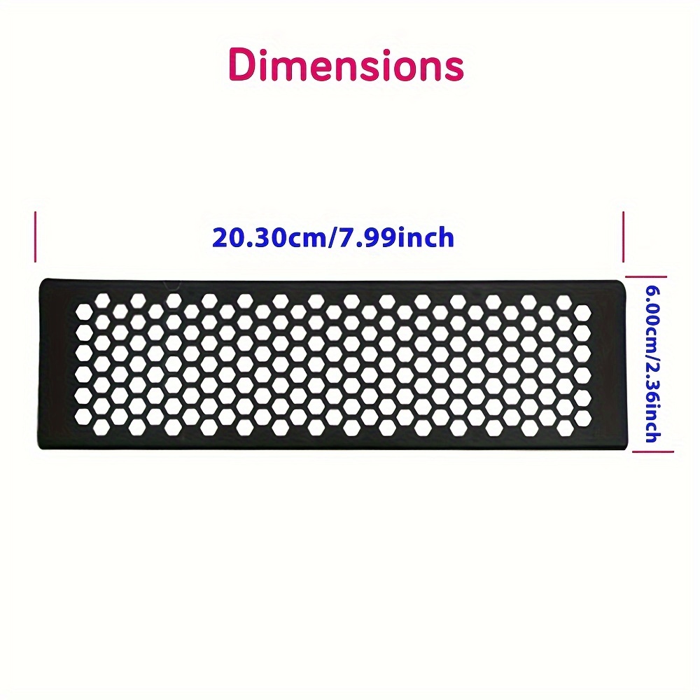 2pcs Backseat Air Vent Cover Grilles Protector Rear Seat Air Condition  Outlet Air Flow Vent Grille Protection Covers For Tesla Model 3 Model Y