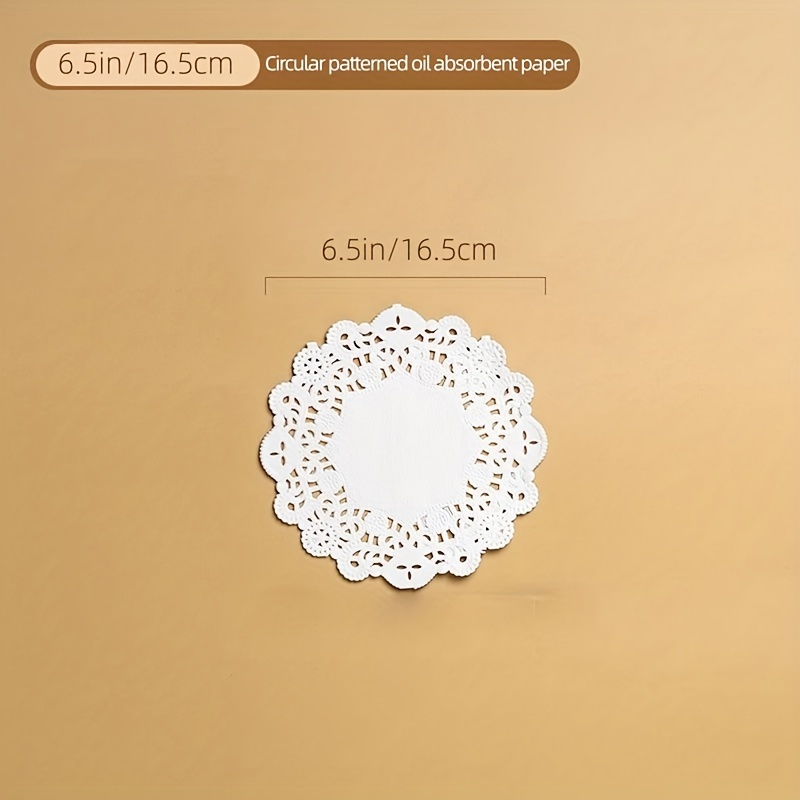 Lace Paper Doilies Doilies Placemats Grease Absorbent Paper - Temu