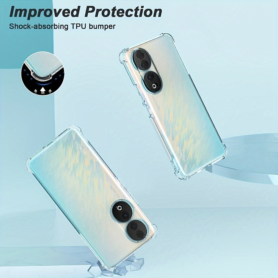 Funda For Honor 90 Pro Case Honor 90 Pro 5G Cover Cases Shockproof Silicone  Soft TPU Protective Phone Back Cover Honor 90 Pro