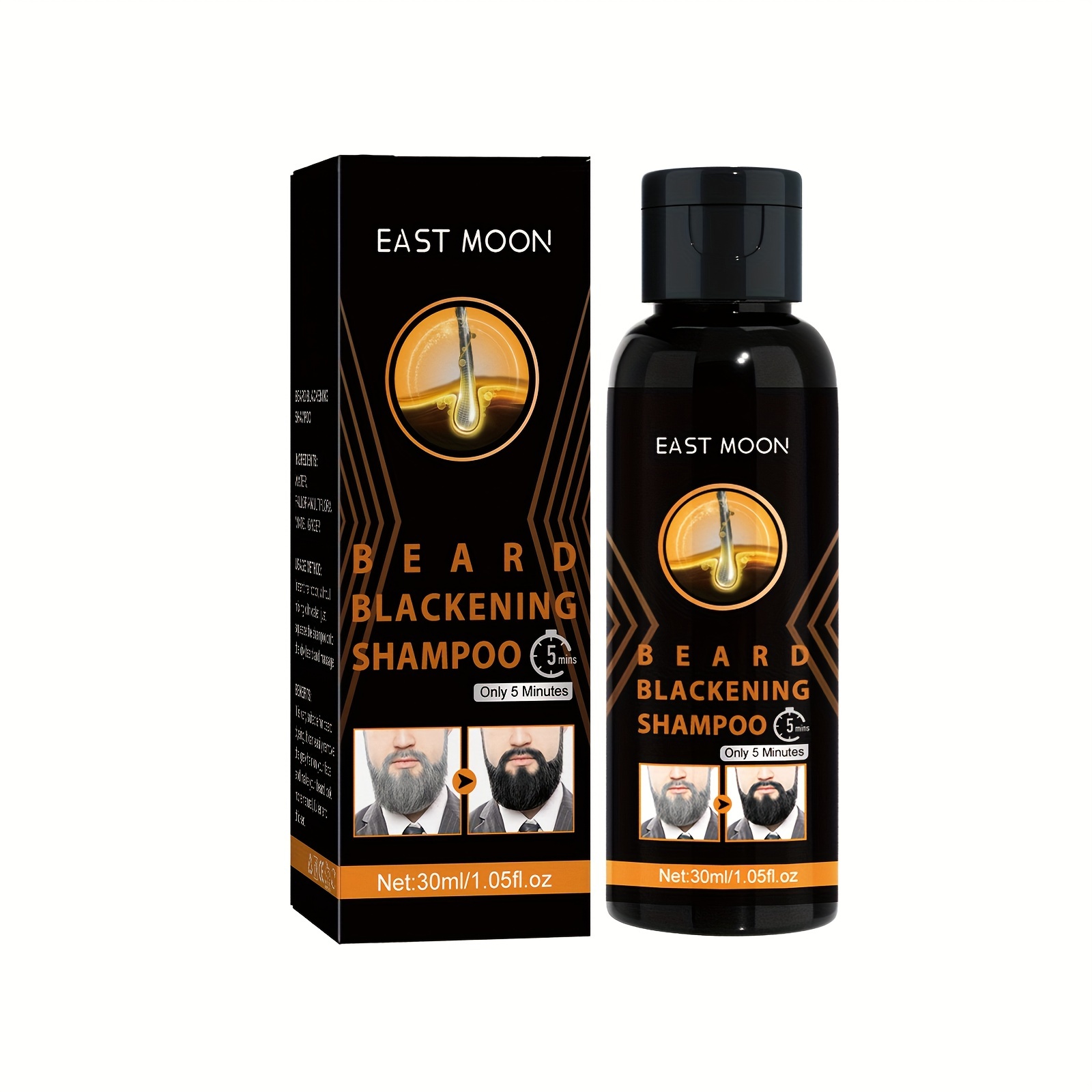Men's Hair Bread Shampoo - Gray Coverage and Beard Dye
