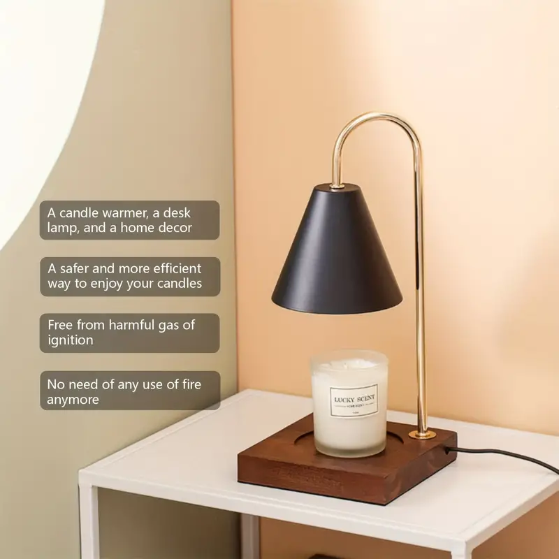 Candle Warmer Lamps Dimmable Candle Lamp Top Down Candle - Temu