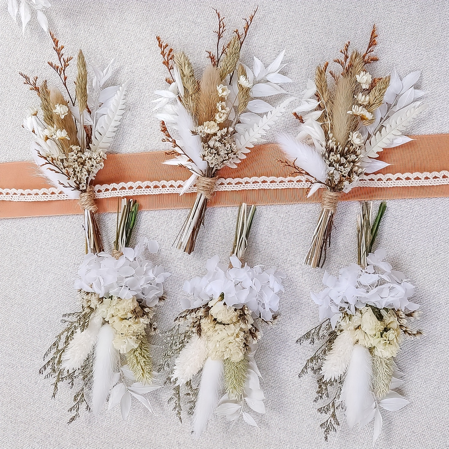 Mini Dried Flower Bouquet Bridesmaid Proposal Flower Girl - Temu
