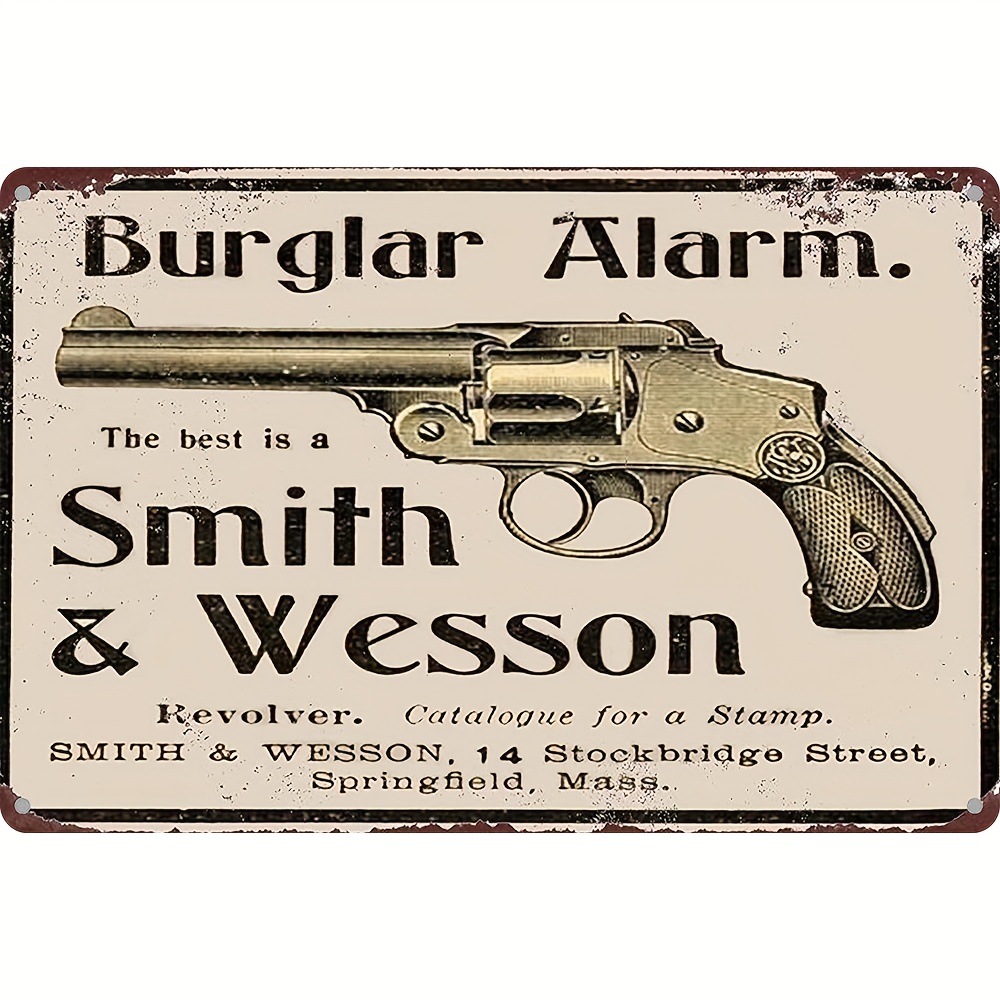 Smith & Wesson Revolvers Metal Sign