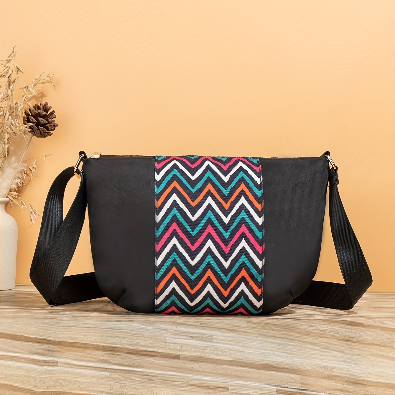 Bolsa De Almuerzo Portátil Con Aislamiento Colorblock, Bolsa De Hombro  Ligera Para Trabajo Y Picnic Con Cremallera - Temu