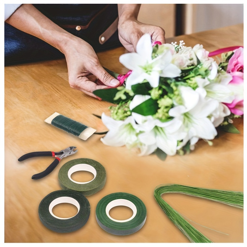 Pengxiaomei Floral Arrangement Kit Floral Tape and Floral Wire