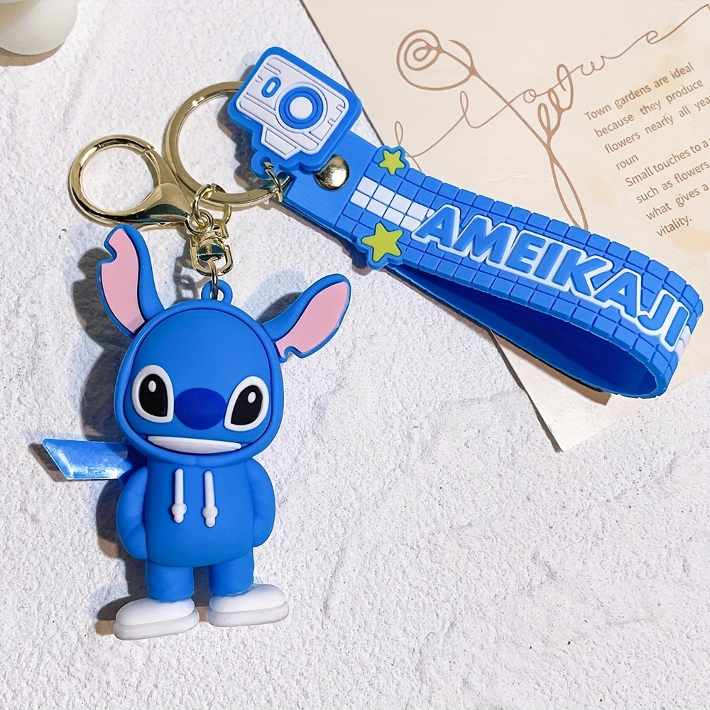 Disney Cartoon Mickey Mouse Pooh Anime Figure Retractable Lanyard Access  Card Cover Children Toys Story Stitch Badge Holder Gift