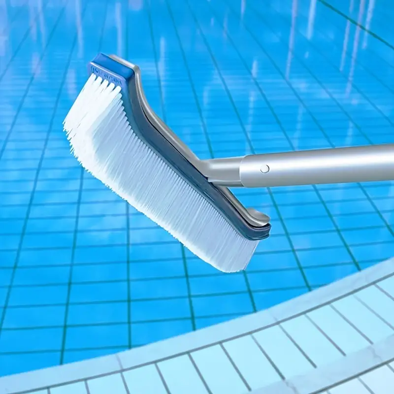 1 brosse de piscine, mur de piscine robuste, brosse pour carrelage avec  poils en nylon, brosses