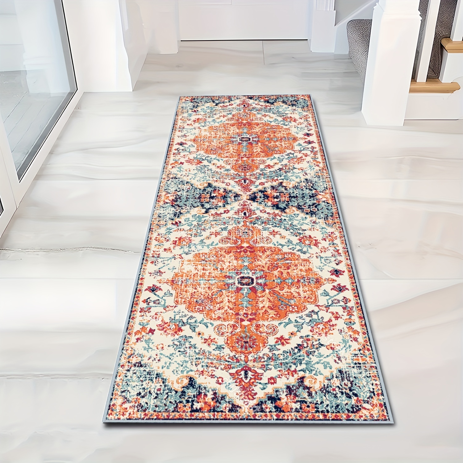 Bohemian Medallion Area Rug Oriental Distressed Small - Temu