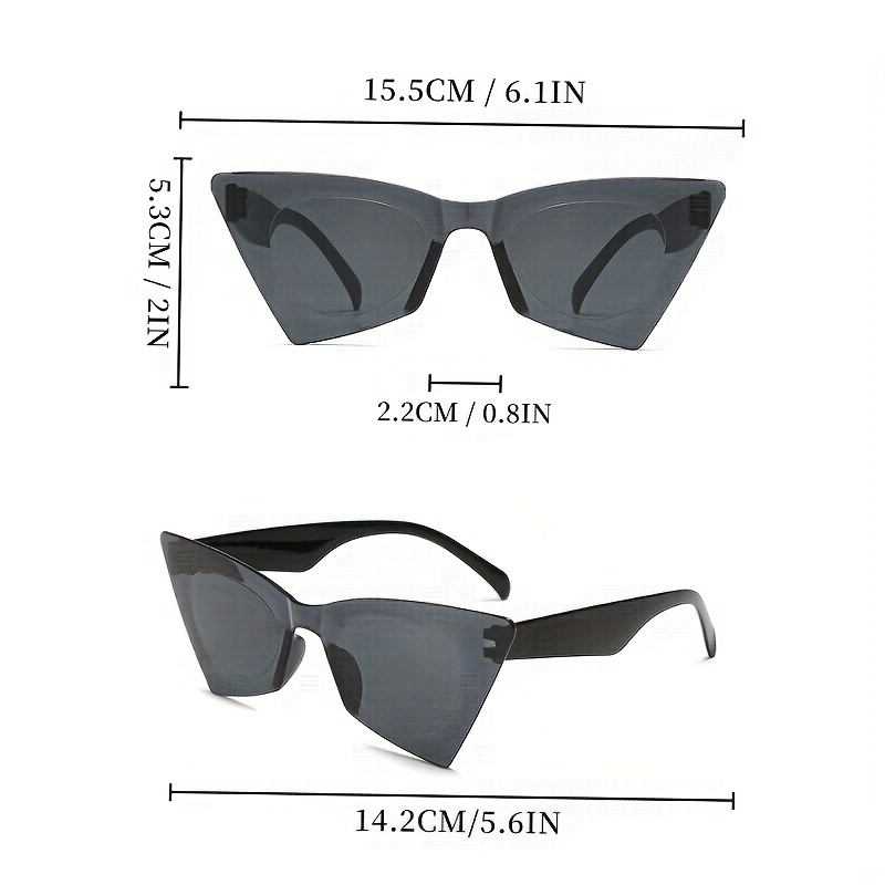 Look Stylish Stand : Frameless Butterfly Sunglasses Travel - Temu