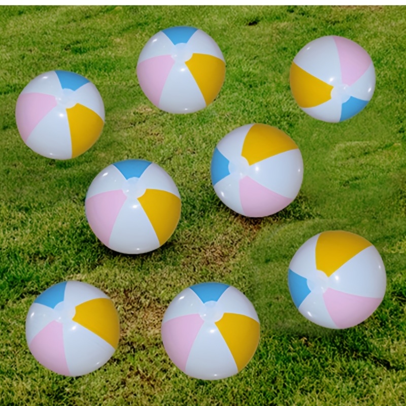 3pcs Jeu de Plein Air - Ballon de plage gonflable Ballon de Bain - 35cm