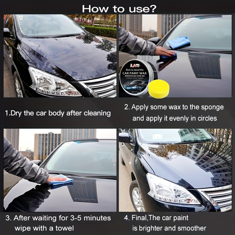 Car Hard Wax Crystal Plating Set Waterproof Film Sun Protection Auto Paint  Care Surface Coating Scratch Repair Car Polish Layer