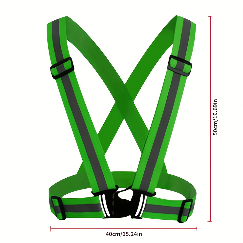 Correa Tipo Chaleco Reflectante Alta Visibilidad Correr - Temu