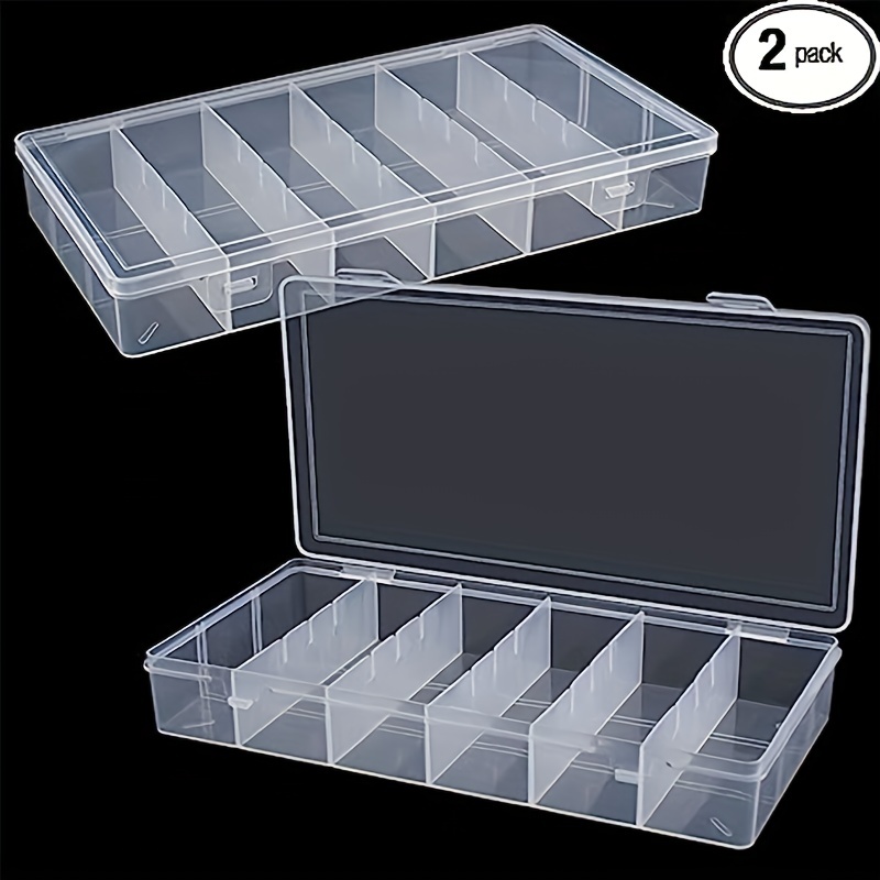 Multi compartment Storage Container Transparent Plastic - Temu