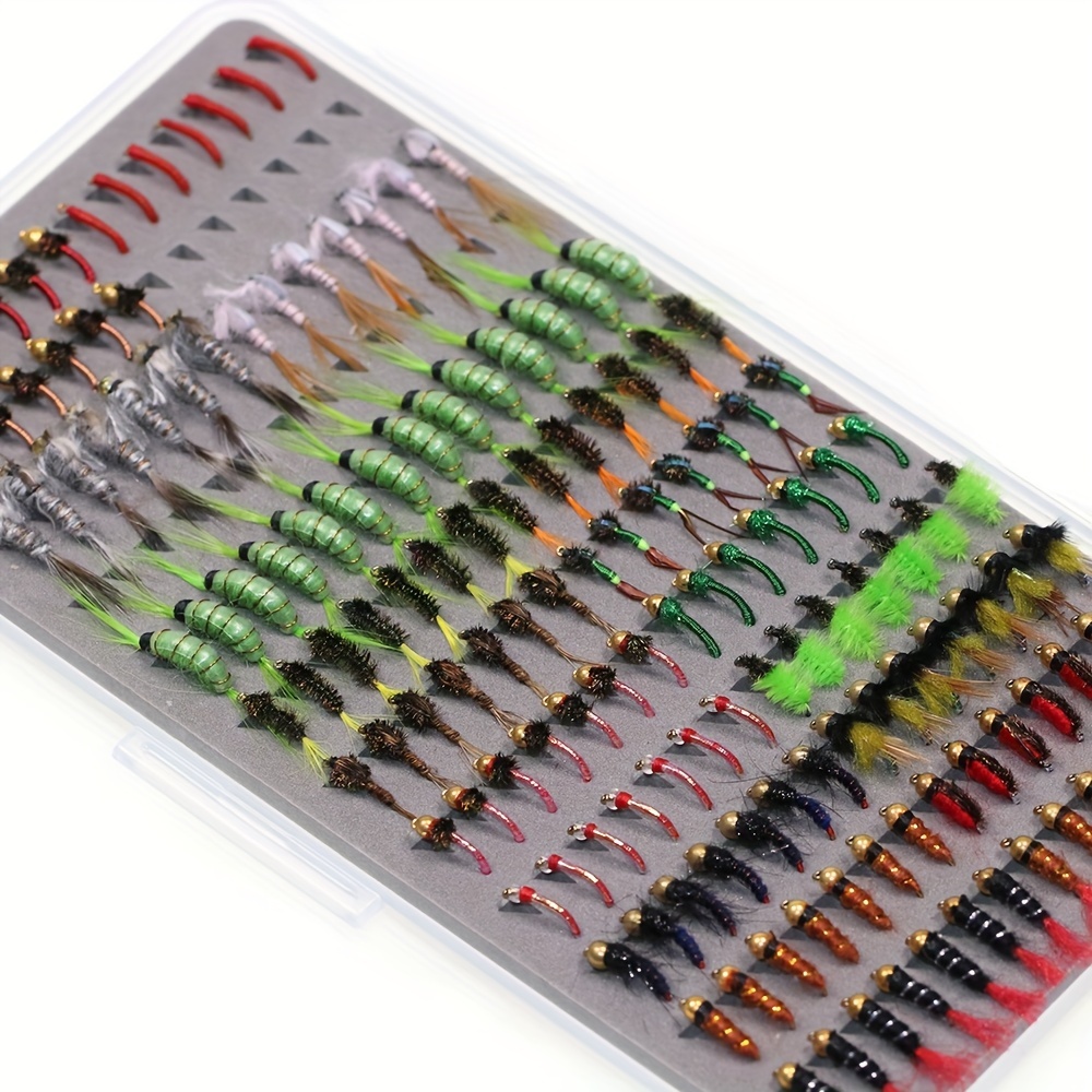 147pcs fly fishing flies box set trout grayling panfish carp lures for maximum catch rate