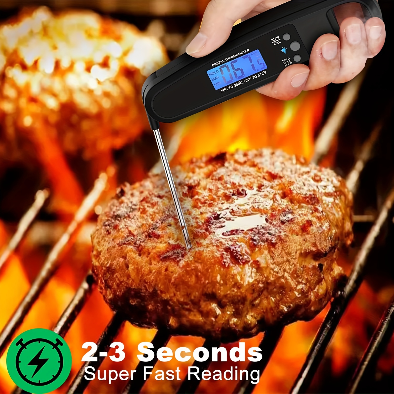 Taylor Grill Works Waterproof Digital Thermometer