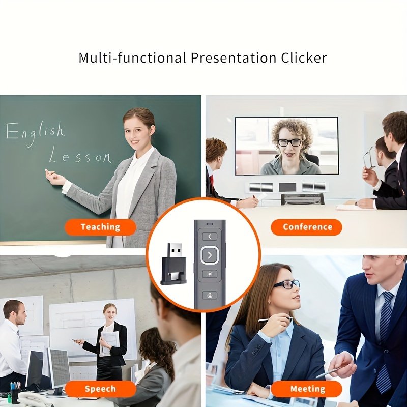 Presentation Clicker, Wireless Usb Ppt Clicker, Synchronized Speech