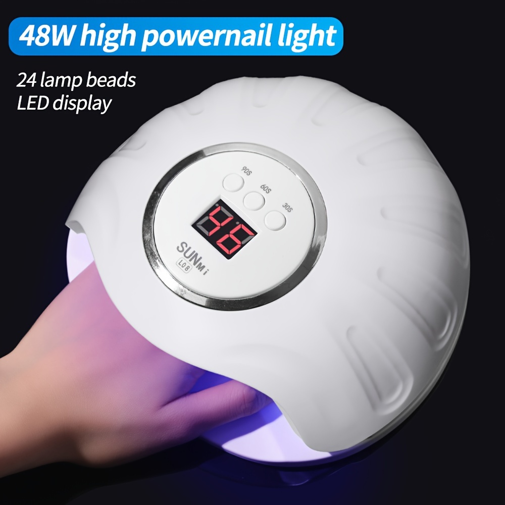 Lampada Per Unghie Portatile Gel UV/LED 36W Smart Nail Lamp - Temu