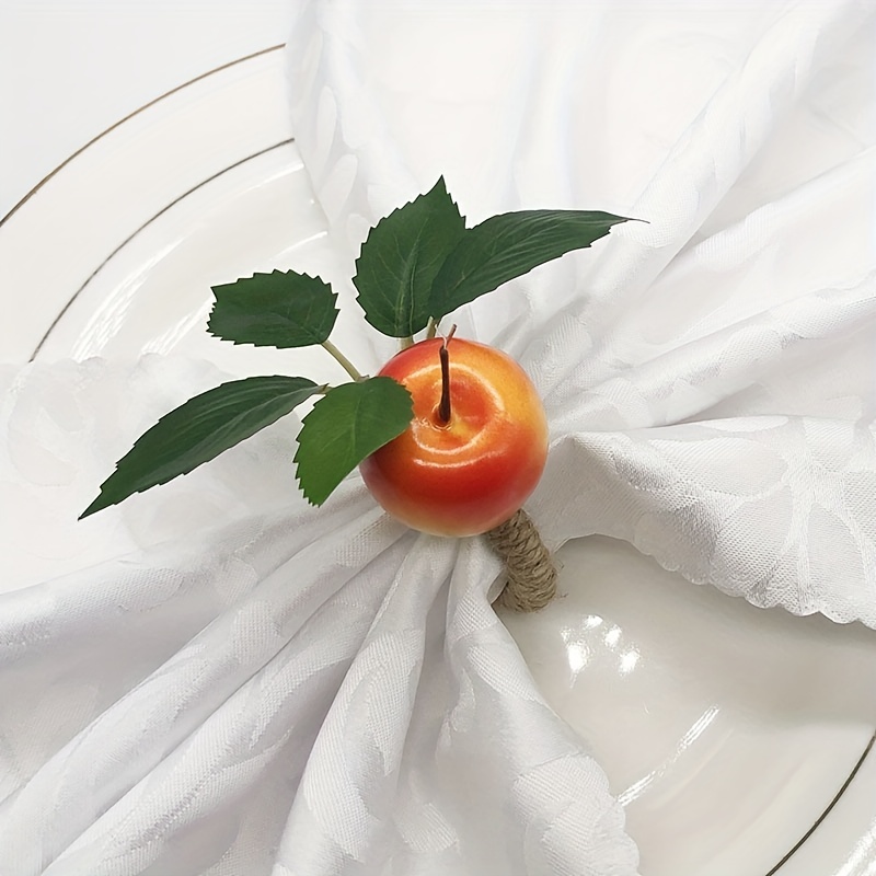 Fruit napkin store rings