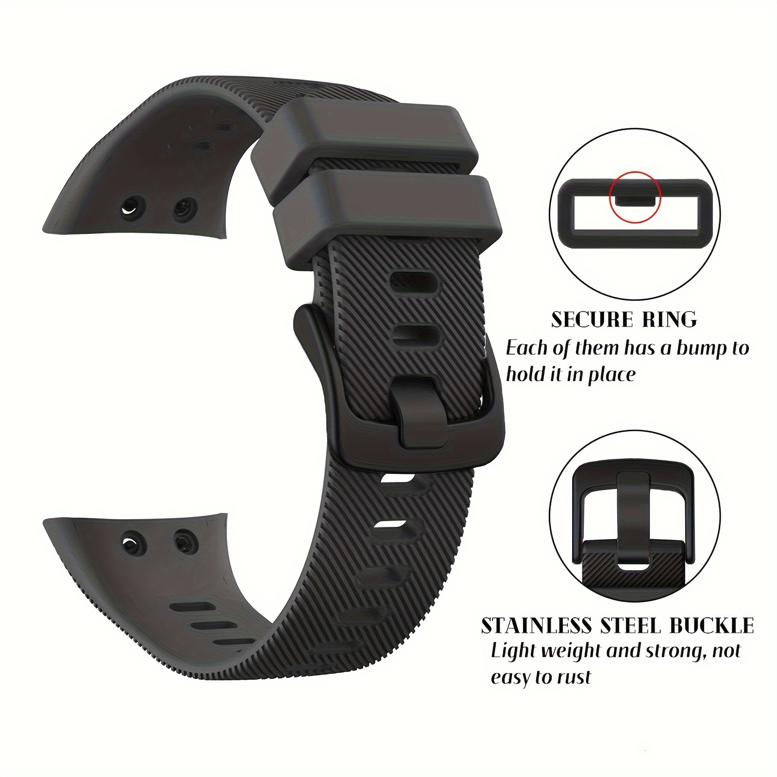 Metal Wristband Bracelet for Garmin Forerunner 45 45S Swim 2 Rust Proof  Strap