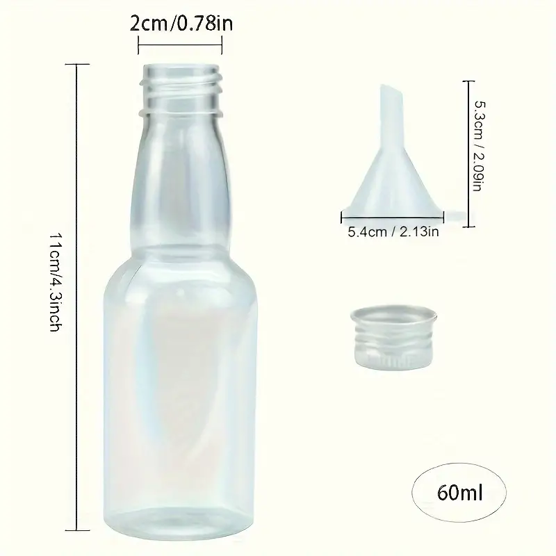 Reusable Plastic Juice Bottles With Lids Perfect For - Temu