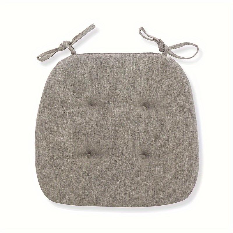 1pc Solid Color Chair Cushion Compatible For Dining Chairs - Soft Chair Pad With Hand Washable,, Multi-use, Office, Conference Room ( Fit)