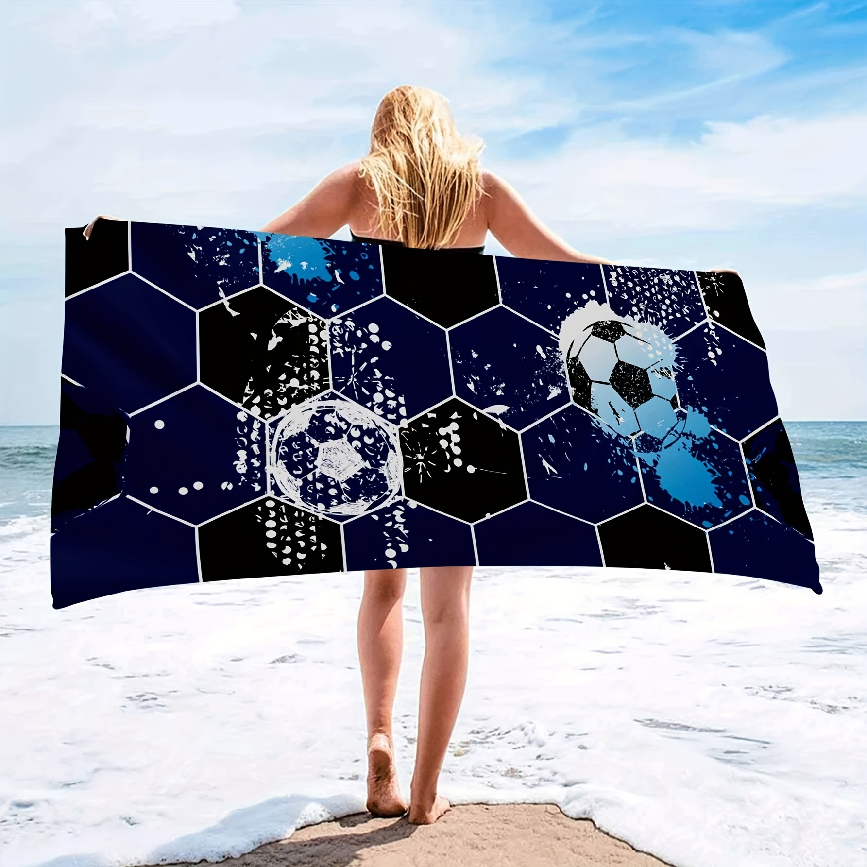 Printed beach deals blanket