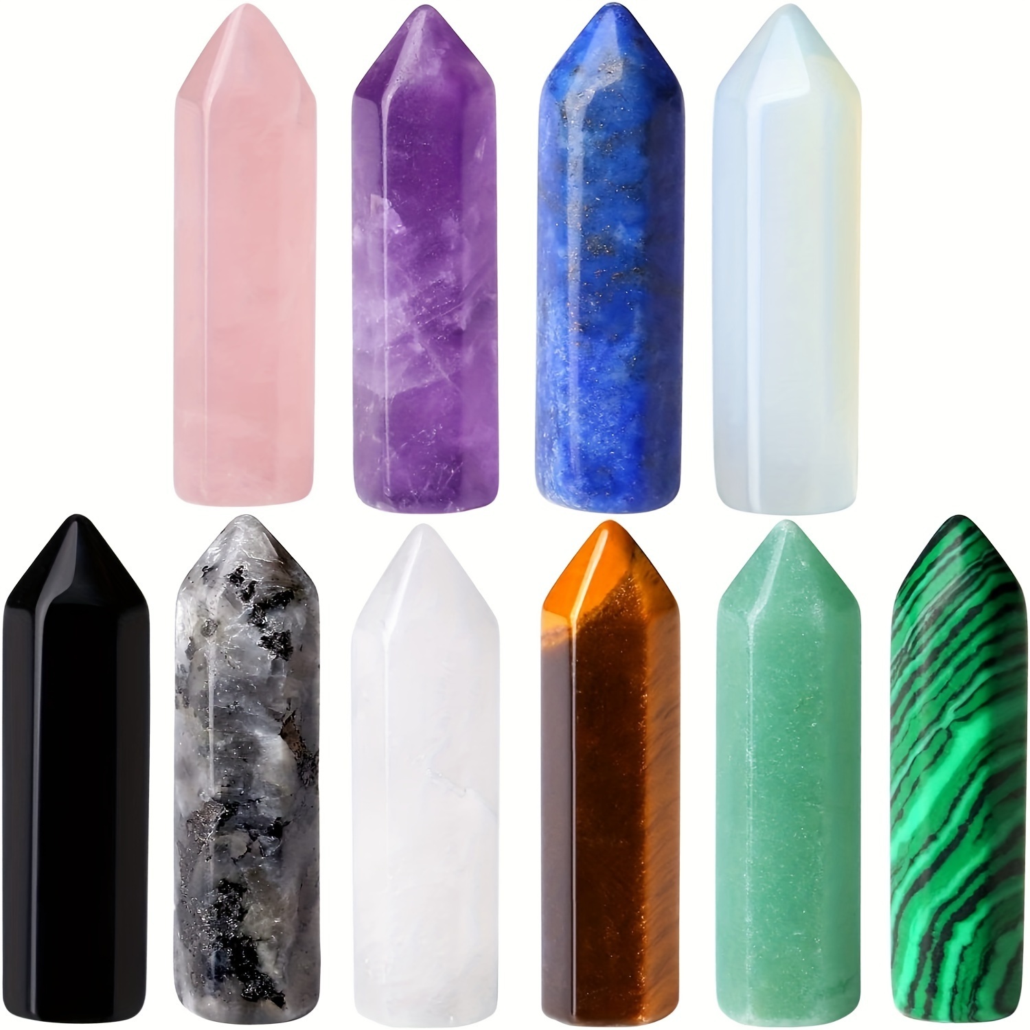 Ten Crystal Color Quartz Crystal Colors