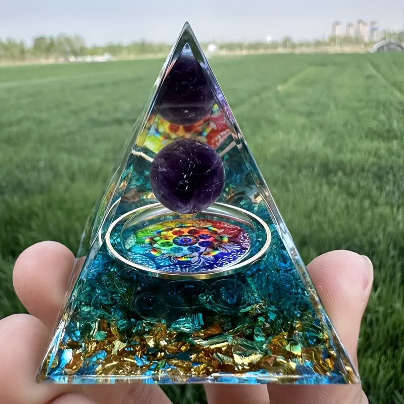 Orgone Pyramid Generatore Di Energia Naturale In Cristallo - Porta Energia  Positiva, Sollievo Dallo Stress, Guarigione, Meditazione E Attira La