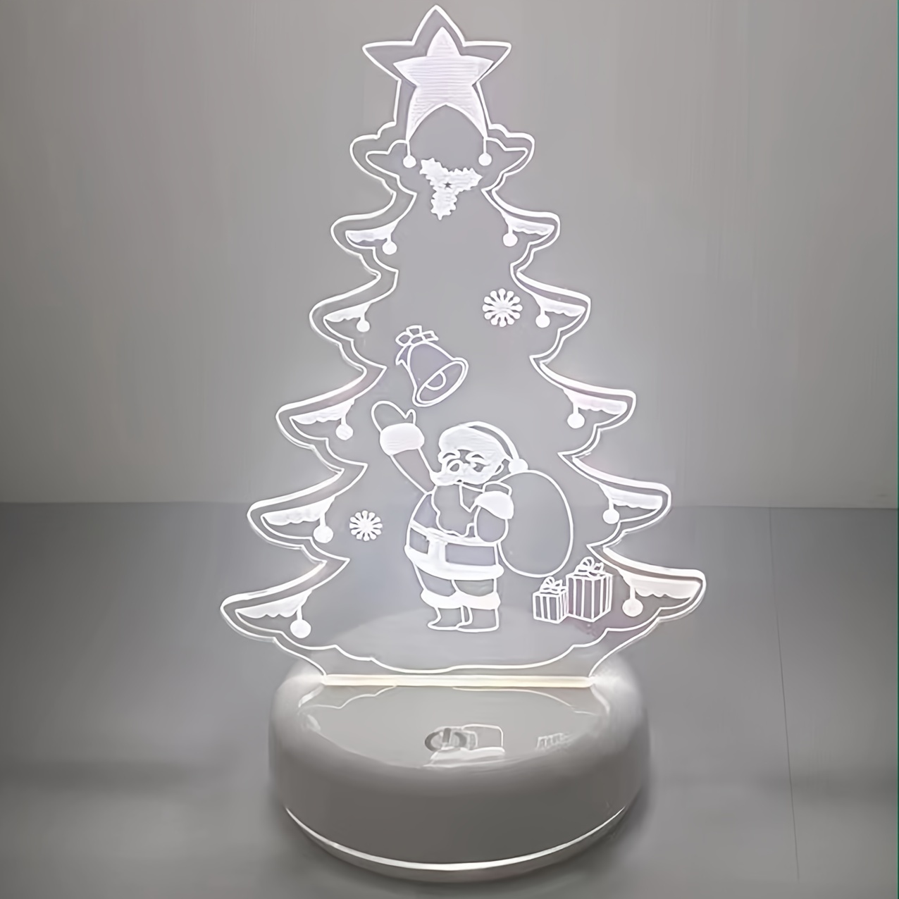 Colorful Christmas Tree Led Light Decoration - Acrylic - Remote