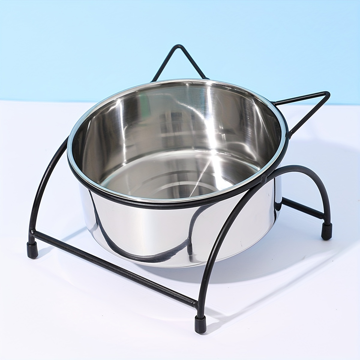 Elevated Pet Dog Bowl Stainless Steel Dog Food Bowl Water - Temu