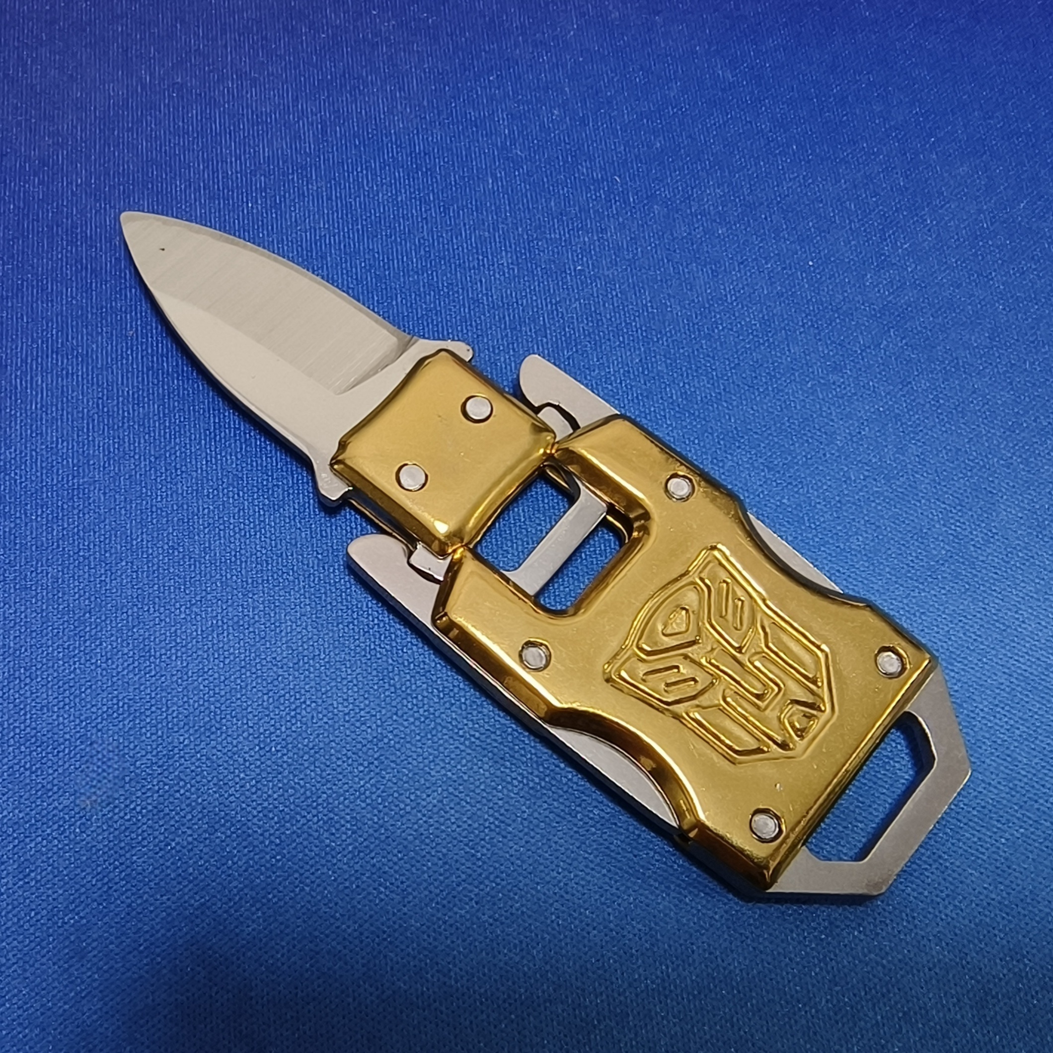 Brass Handle Pocket Knife Multifunctional Mini Folding Blade With Keychain  Pendant For Outdoor Cutting, Portable Gift Tool From Danny2014, $1.42