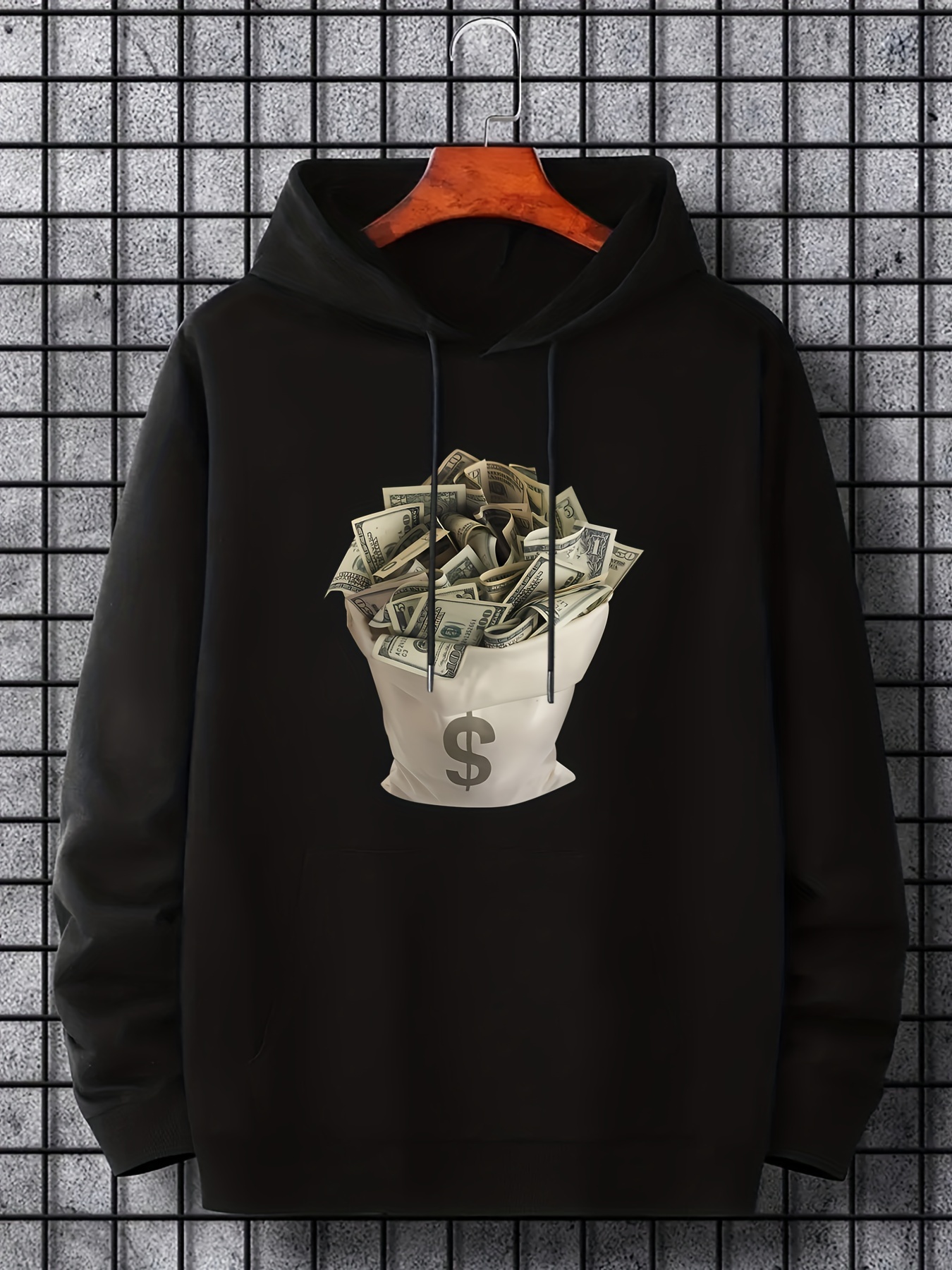 Hoodie with money on it clearance