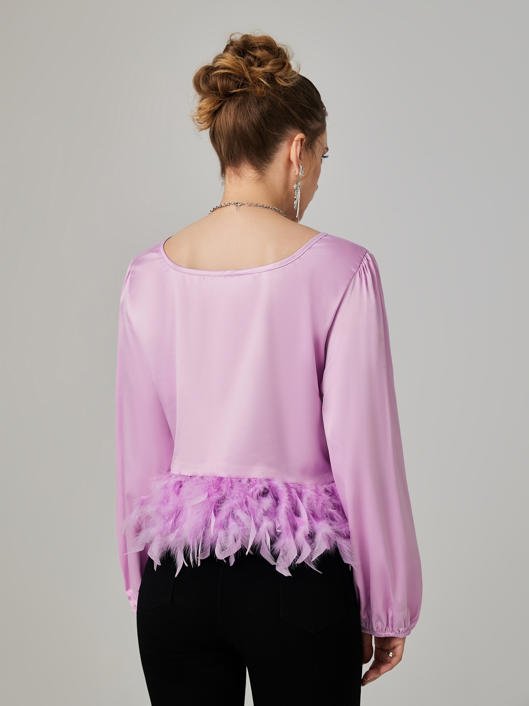 Feather blouse sales