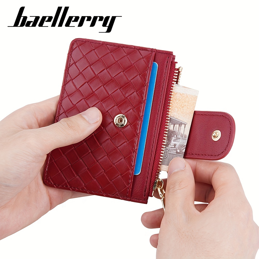  GEEAD Small Wallets for Women Slim Bifold Credit Card Holder  Minimalist Zipper Coin Pocket : Clothing, Shoes & Jewelry