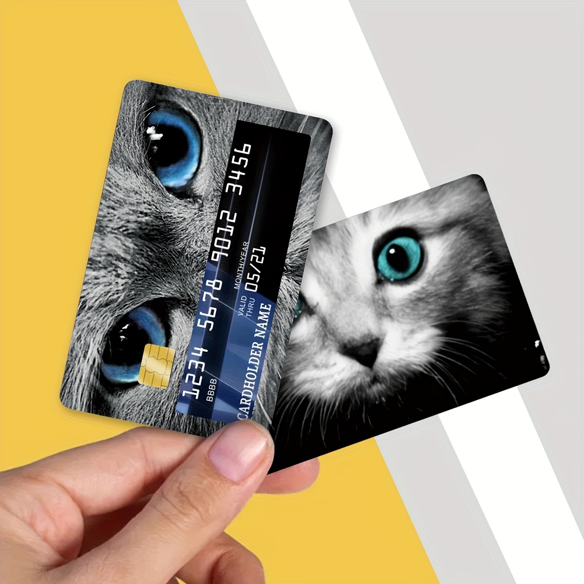 4pcs Anime Card Stickers Personalizing Key Card,Debit Card, Credit