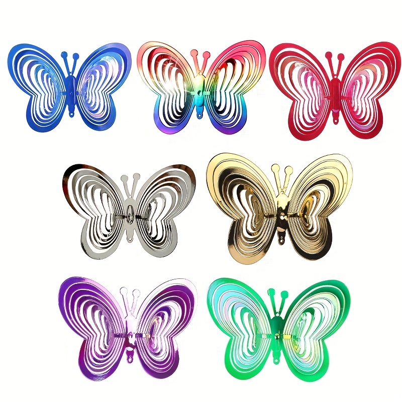 Butterfly Shape Wind Spinner Bird Blinder Pinwheels Toy - Temu