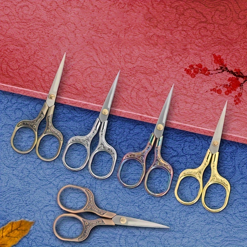 Embroidery Scissors Stainless Steel Scissors For Sewing - Temu