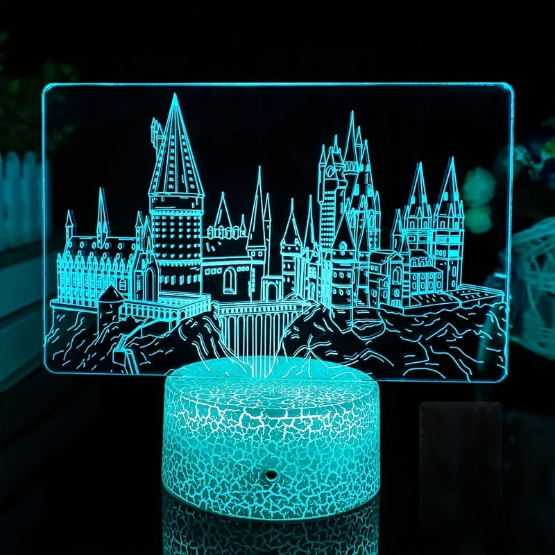 Harry Potter Lampe illusion 3D LED Lampe de chevet Couleurs