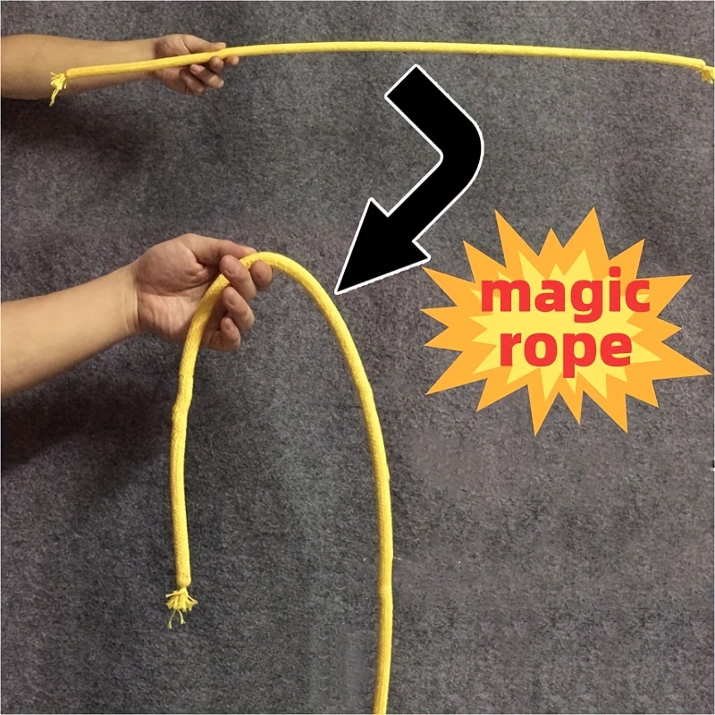 

1pc Random Color Indian Rope, Soft And Hard Rope, Soft Rope Changes To Hard, Magic Props, Stage Magic, Toys