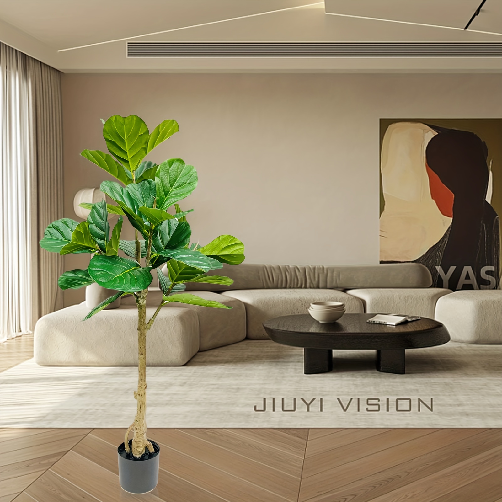 Árboles artificiales para la decoración del hogar Interior Plantas falsas y  plantas falsas de interior , Plantas para la decoración de la sala de estar  Ficus Tree-5 pies -  México