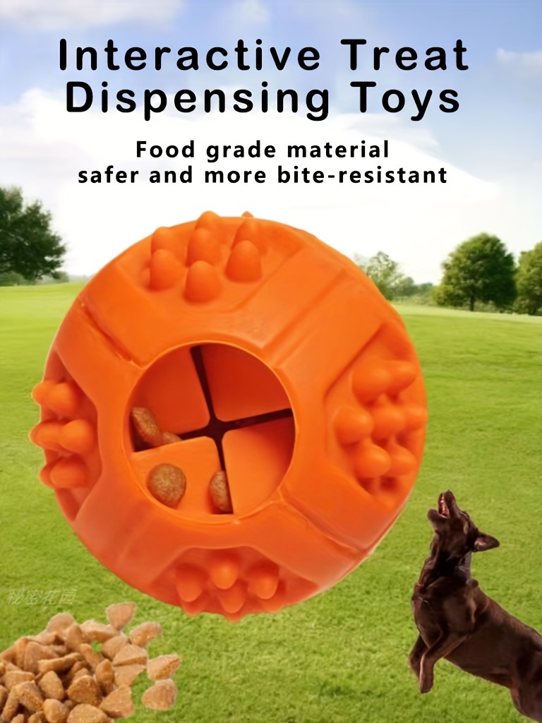 Indestructible And Durable Pet Toys Rubber Treat Dispensing - Temu