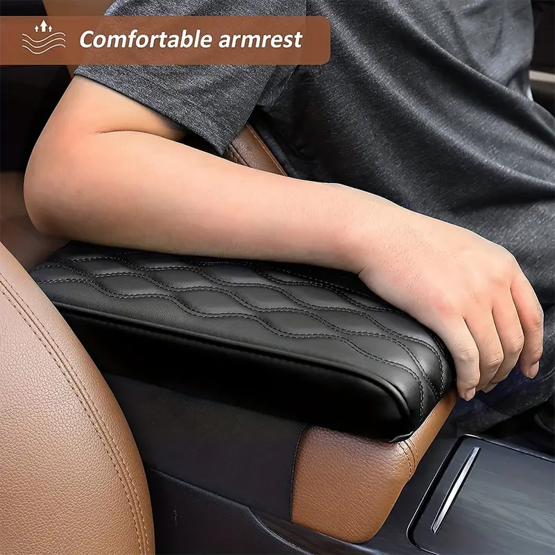 Car Center Console Cover Memory Foam Car Armrest Cushion - Temu