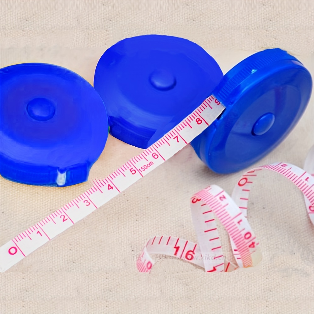 60 Inch/150cm Sided Soft Tape Measure Body Measuring Buttons Sewing Ruler