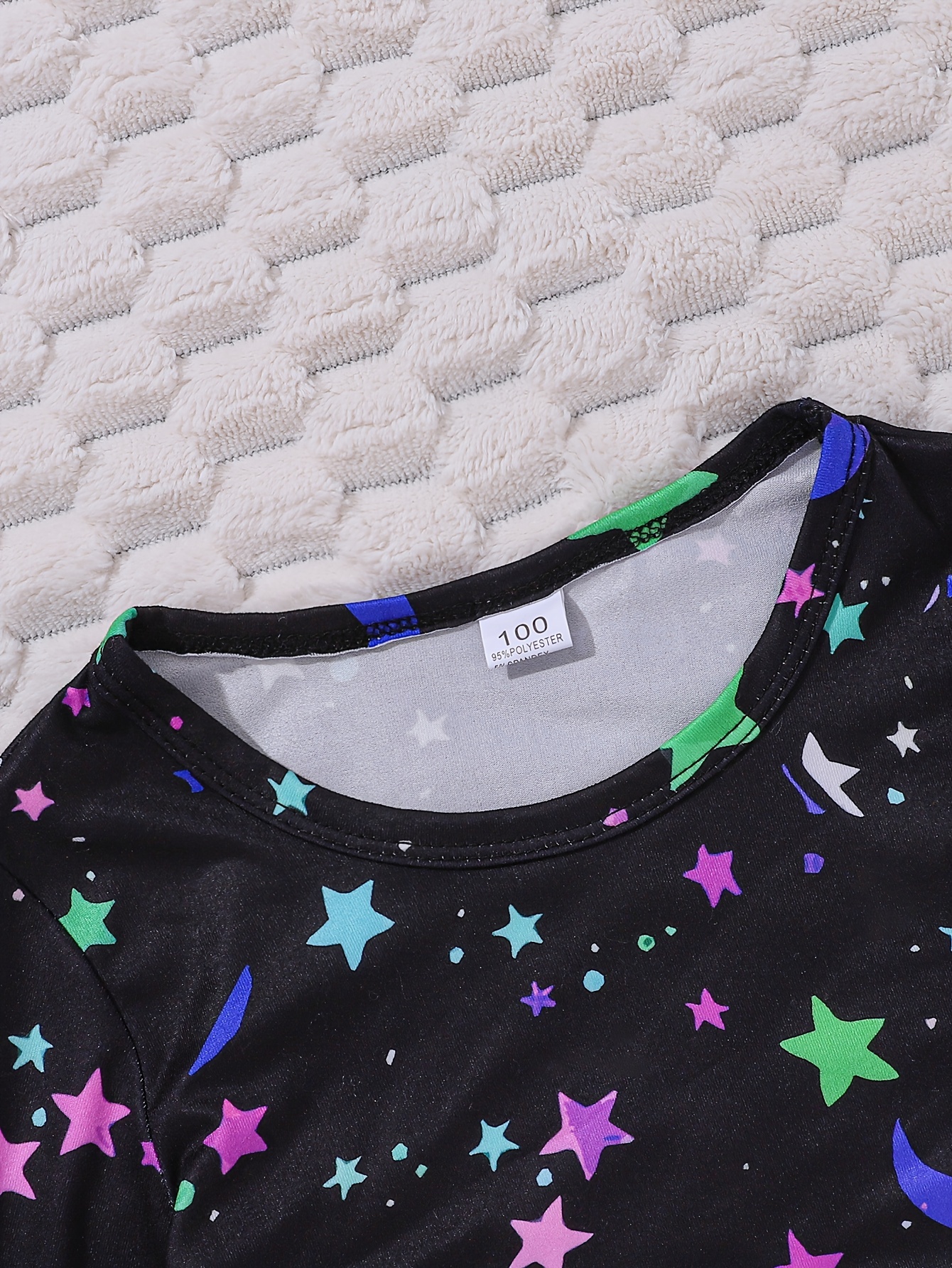 Toddler Girls Pajama Sets Luminous Stars Moon Pattern Round - Temu Canada