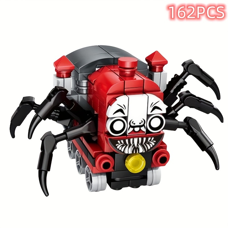 Jogo de terror Red Spider Little Train Puzzle Building Block Toy, modelo de  exibição de presente de Halloween - Temu Portugal