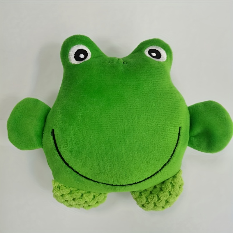 Dog Toy Chew Sound Toy Frog Plush Animal Toy Small Medium - Temu